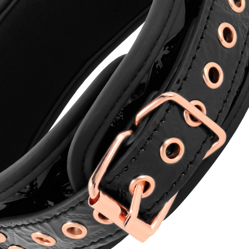 BEGME - BLACK EDITION COLLAR WITH NIPPLE CLAMPS WITH NEOPRENE LINING - My naughty haven #