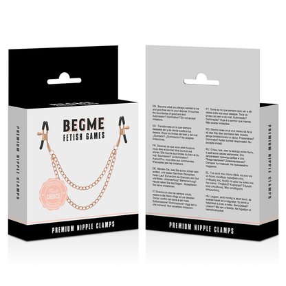 BEGME - BLACK EDITION PREMIUM NIPPLE CLAMPS - My naughty haven #