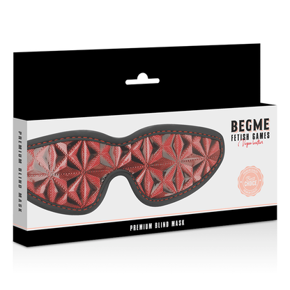 BEGME - RED EDITION PREMIUM BLIND MASK WITH NEOPRENE LINING - My naughty haven #