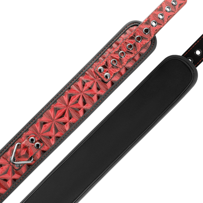 BEGME - RED EDITION PREMIUM VEGAN LEATHER COLLAR WITH NEOPRENE LINING - My naughty haven #