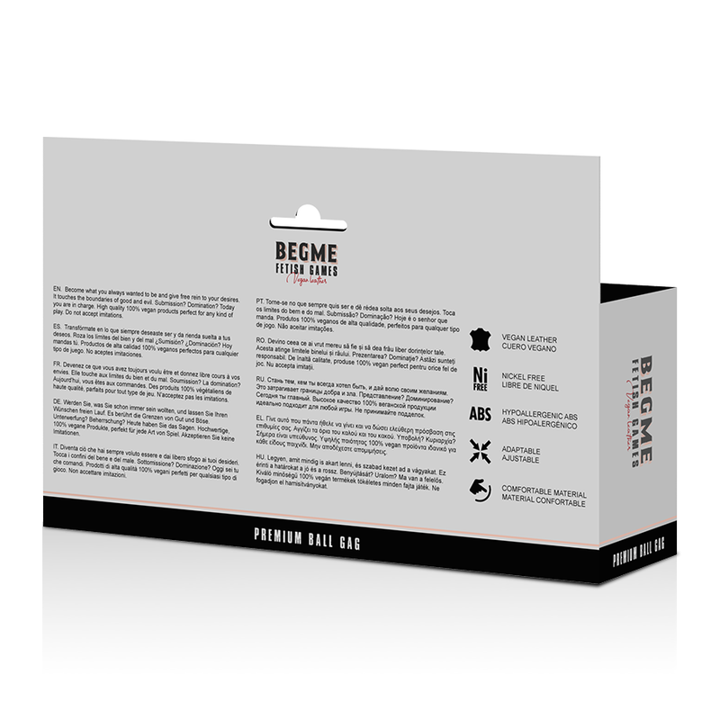 BEGME - RED EDITION VEGAN LEATHER JAW - My naughty haven #