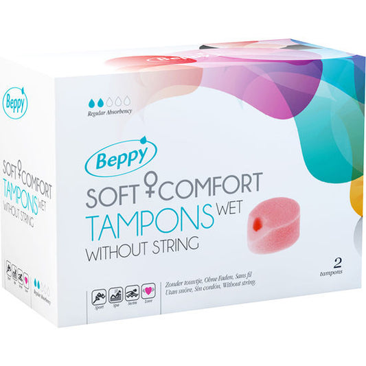 BEPPY - SOFT COMFORT TAMPONS WET 2UNITS - My naughty haven #