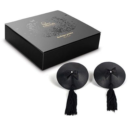 BIJOUX - BURLESQUE BLACK NIPPLE COVERS - My naughty haven #