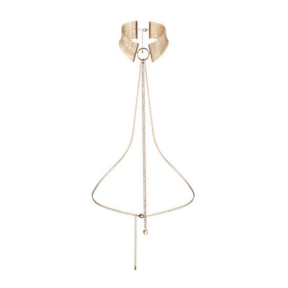 BIJOUX - DÉSIR MÉTALLIQUE GOLDEN METALLIC NECKLACE - My naughty haven #