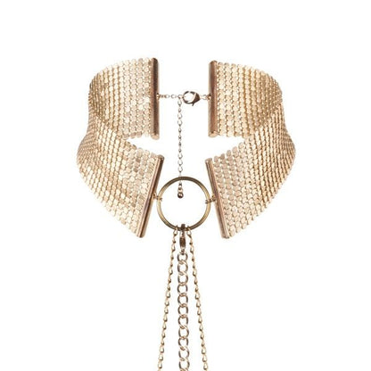 BIJOUX - DÉSIR MÉTALLIQUE GOLDEN METALLIC NECKLACE - My naughty haven #