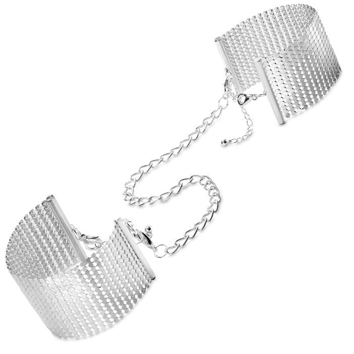BIJOUX - DÉSIR MÉTALLIQUE SILVER METALLIC HANDCUFFS - My naughty haven #