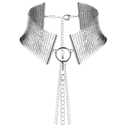 BIJOUX - DÉSIR MÉTALLIQUE SILVER METALLIC NECKLACE - My naughty haven #
