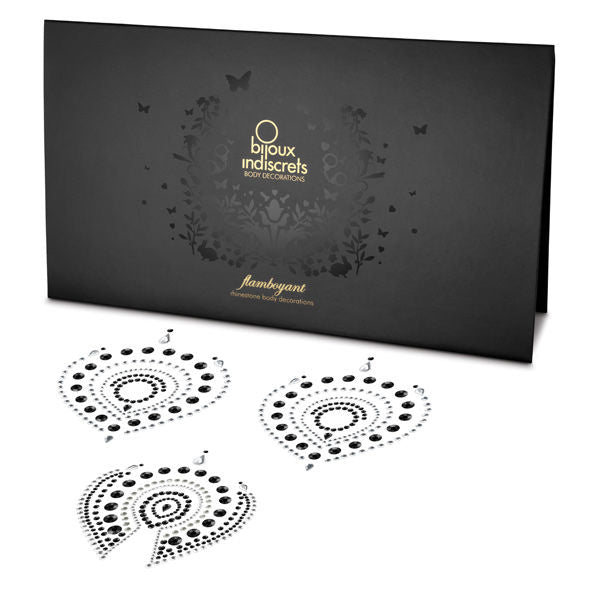 BIJOUX - INDISCRETS FLAMBOYANT BLACK&SILVER - My naughty haven #