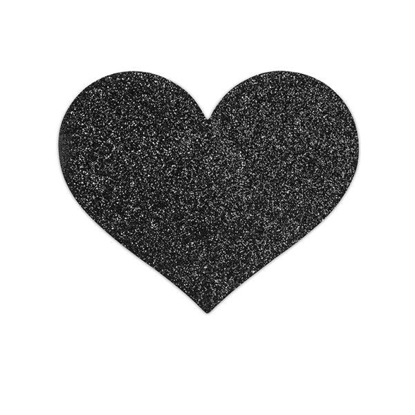 BIJOUX - INDISCRETS FLASH BLACK HEART NIPPLE CUTS - My naughty haven #
