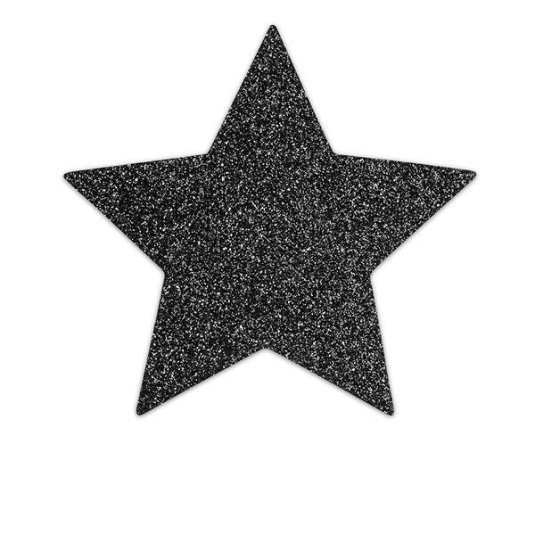 BIJOUX - INDISCRETS FLASH BLACK STAR NIPPLE CAPS - My naughty haven #