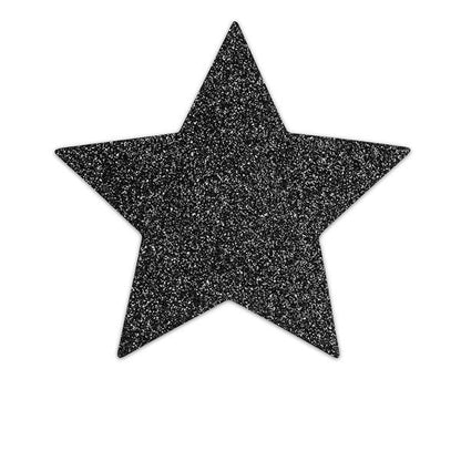 BIJOUX - INDISCRETS FLASH BLACK STAR NIPPLE CAPS - My naughty haven #