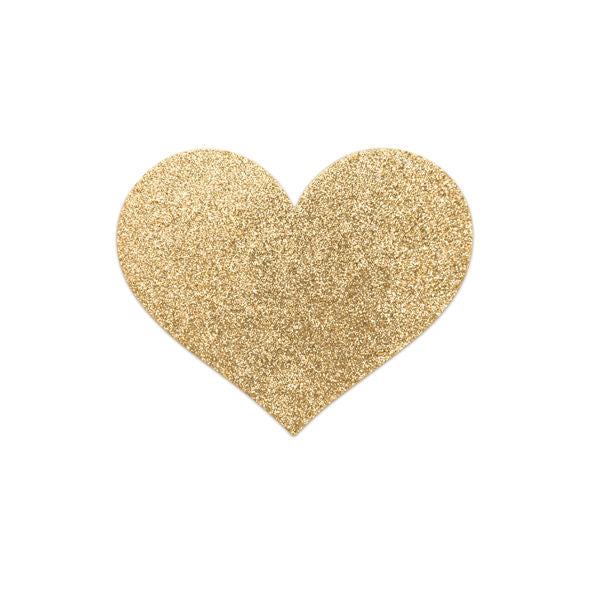 BIJOUX - INDISCRETS FLASH GOLDEN HEART NIPPLE COVERS - My naughty haven #