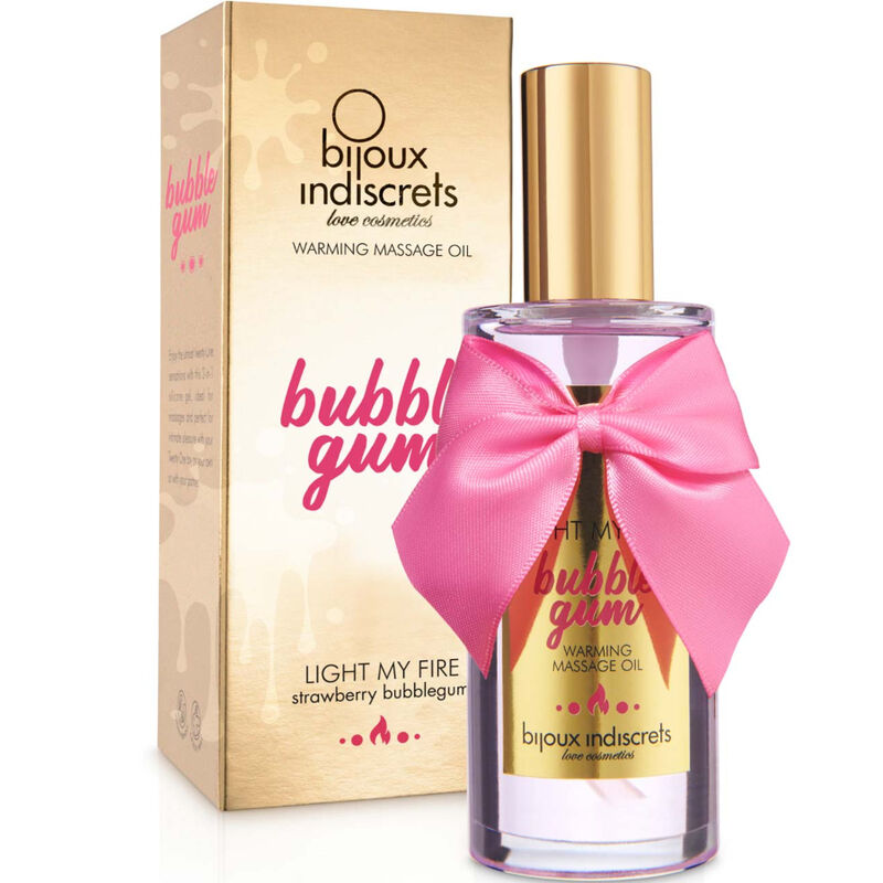 BIJOUX - INDISCRETS LIGHT MY FIRE MASSAGE OIL HEAT EFFECT GUM FLAVOR - My naughty haven #