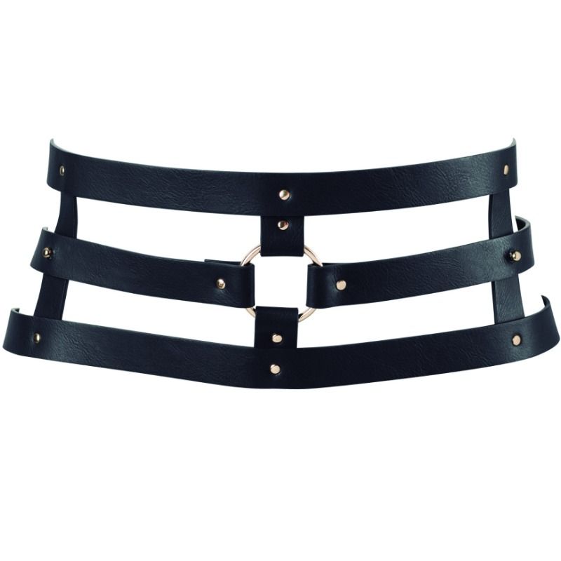 BIJOUX - INDISCRETS MAZE BELT WITH STRAP BLACK - My naughty haven #