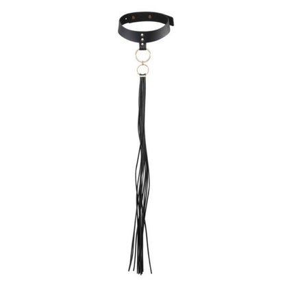 BIJOUX INDISCRETS MAZE - TASSEL CHOKER BLACK - My naughty haven #