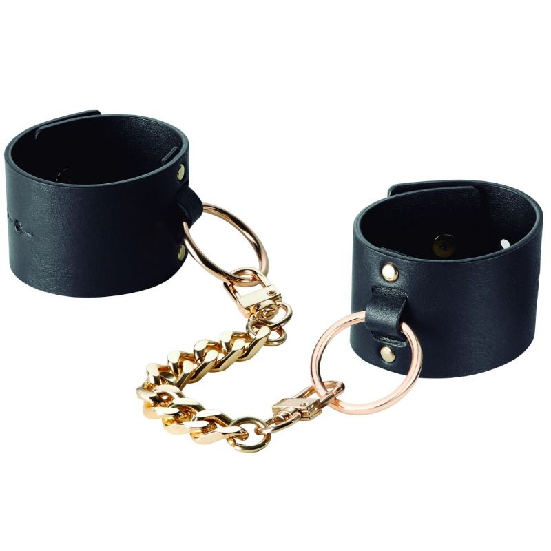 BIJOUX INDISCRETS MAZE - WIDE CUFFS BLACK - My naughty haven #