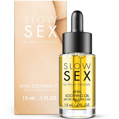 BIJOUX INDISCRETS - SLOW SEX SOOTHING ANAL OIL 15 ML - My naughty haven #