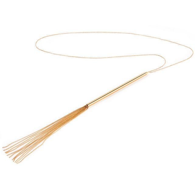 BIJOUX - MAGNIFIQUE METAL CHAIN NECKLACE / WHIP - My naughty haven #