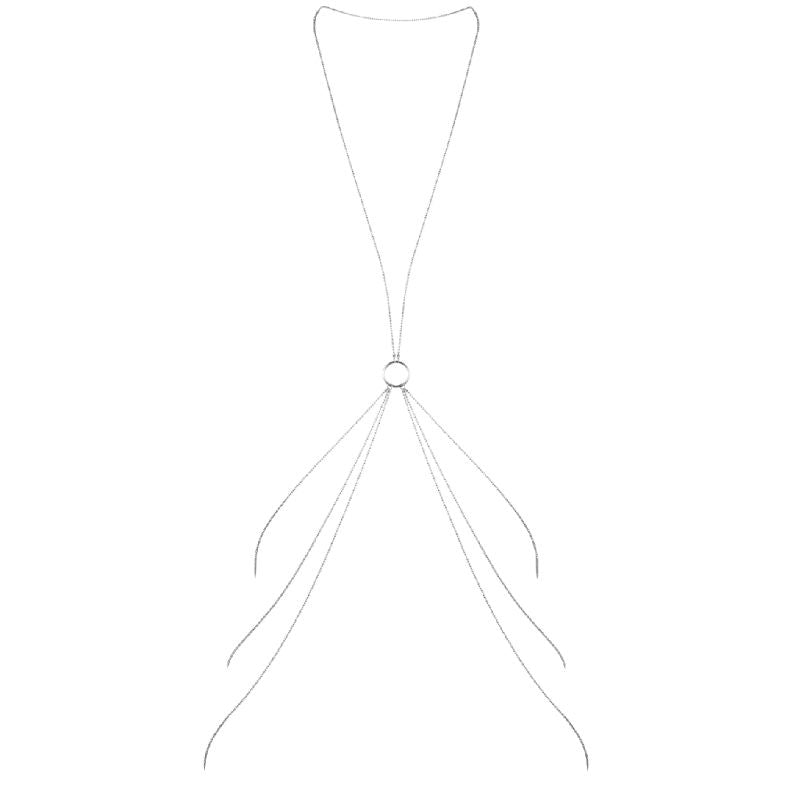 BIJOUX - MAGNIFIQUE METAL CHAINS FOR THE BODY 8 SILVER - My naughty haven #