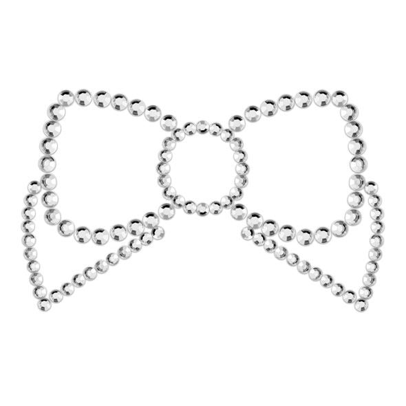 BIJOUX - MIMI BOW SILVER NIPPLE COVERS - My naughty haven #