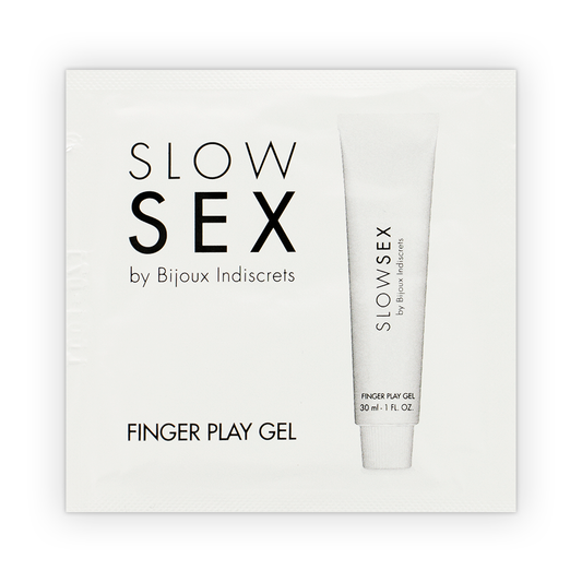 BIJOUX - SLOW SEX MASSAGE GEL WITH FINGER PLAY SINGLE DOSE - My naughty haven #