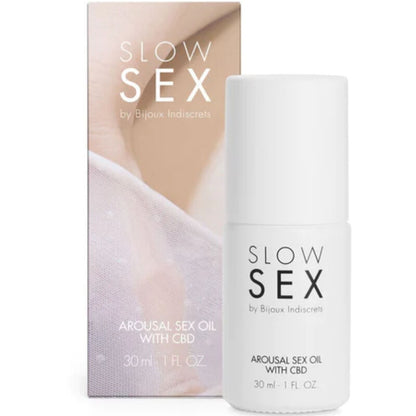 BIJOUX - SLOW SEX SEXUAL MASSAGE OIL WITH CBD 30 ML - My naughty haven #