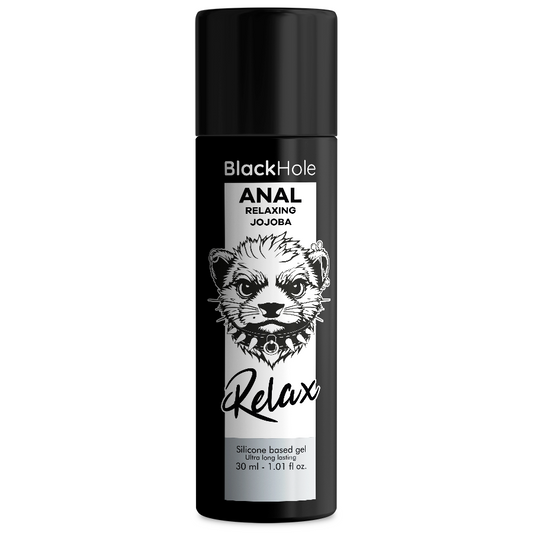 BLACK HOLE - ANAL RELAXING JOJOBA RELAX SILICONE BASE 30 ML - My naughty haven #