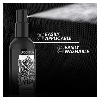 BLACK HOLE - DELAY SPRAY STUDY FORTE 30 ML - My naughty haven #