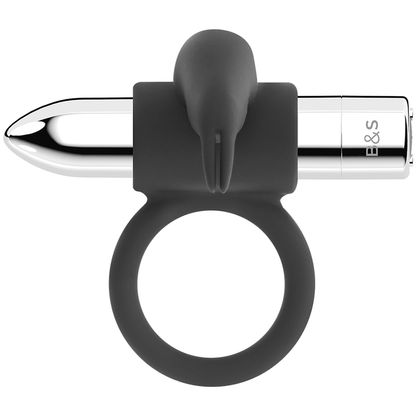 BLACK&SILVER - BURTON RECHARGEABLE RING 10 VIBRATION MODES - My naughty haven #