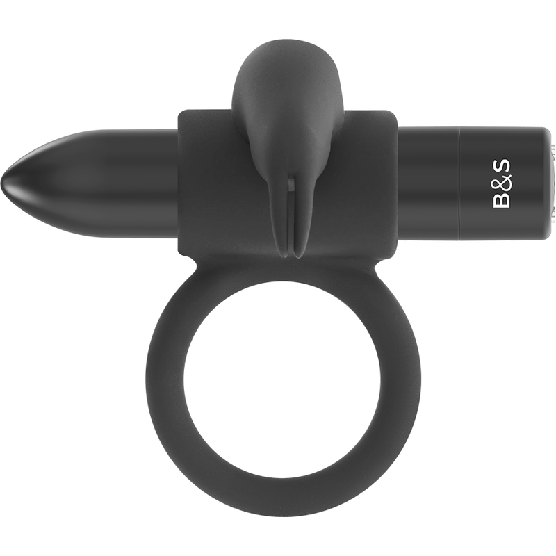 BLACK&SILVER - BURTON RING 10 VIBRATION MODES BLACK - My naughty haven #