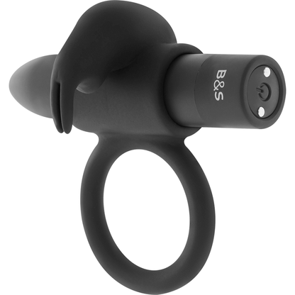 BLACK&SILVER - BURTON RING 10 VIBRATION MODES BLACK - My naughty haven #