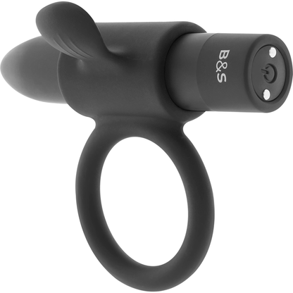 BLACK&SILVER - CAMERON BLACK RECHARGEABLE RING - My naughty haven #