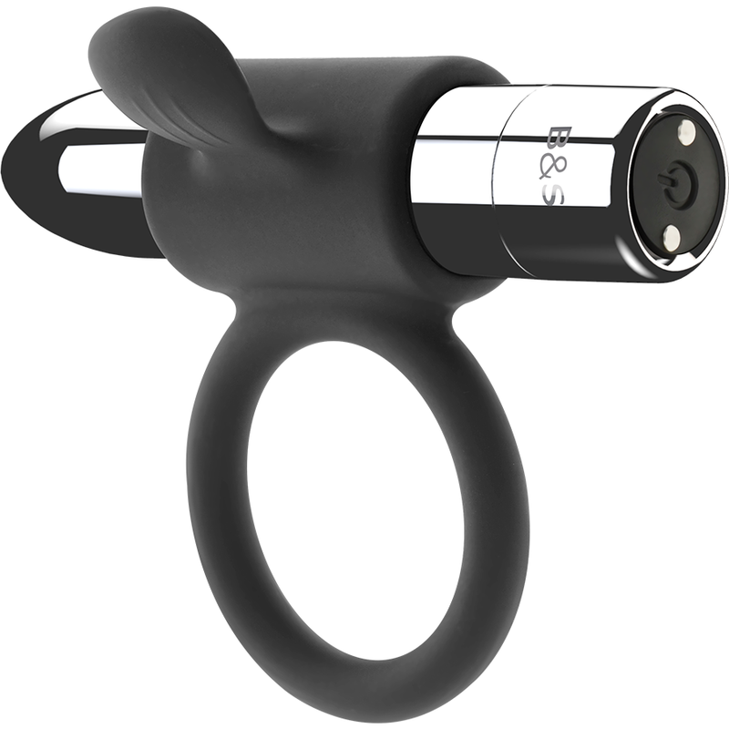 BLACK&SILVER - CAMERON RECHARGEABLE RING SILVER - My naughty haven #