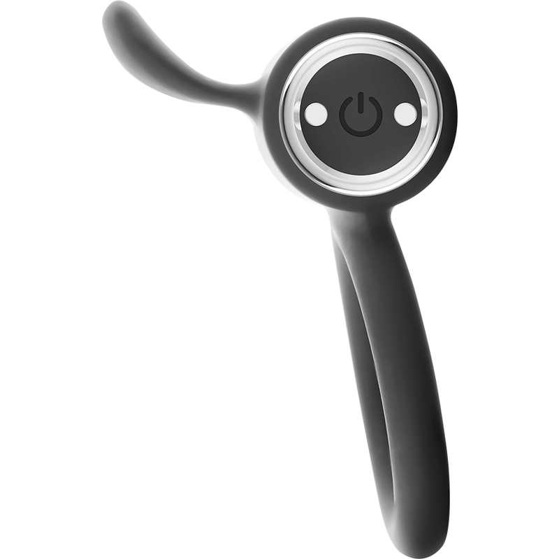 BLACK&SILVER - CAMERON RECHARGEABLE RING SILVER - My naughty haven #