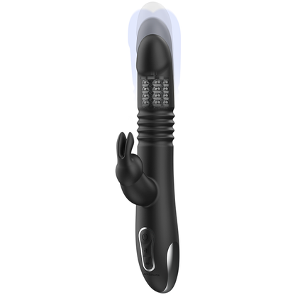 BLACK&SILVER - KENJI UP & DOWN RABBIT VIBRATOR + WATCHME REMOTE CONTROL - My naughty haven #