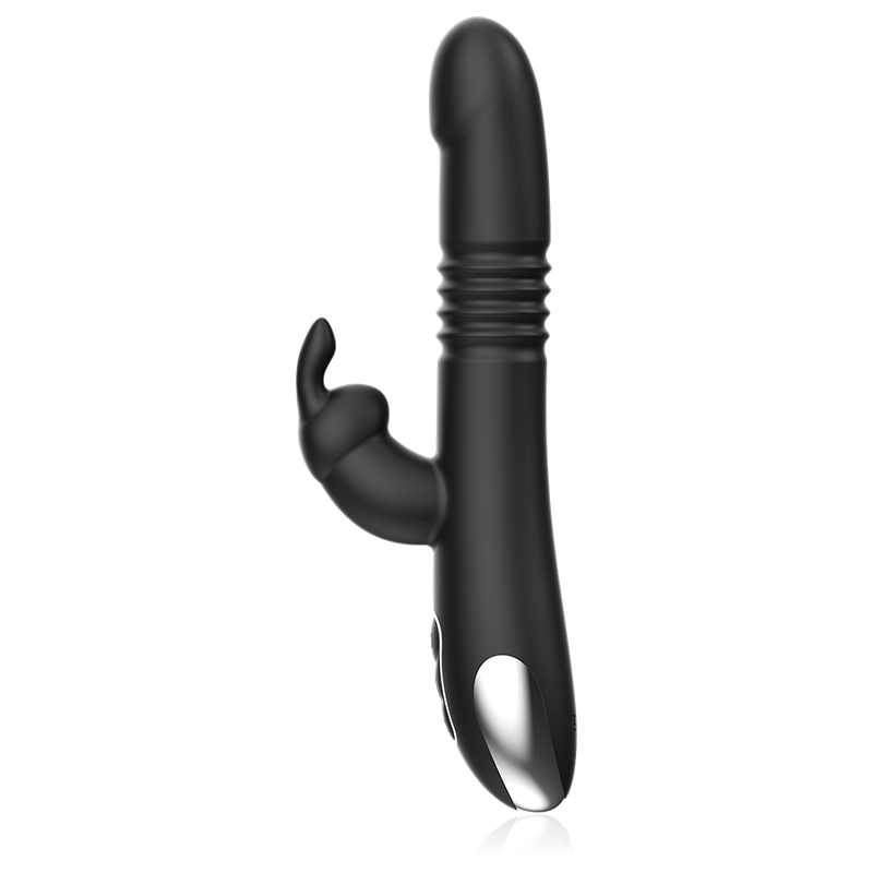 BLACK&SILVER - KENJI UP & DOWN RABBIT VIBRATOR + WATCHME REMOTE CONTROL - My naughty haven #