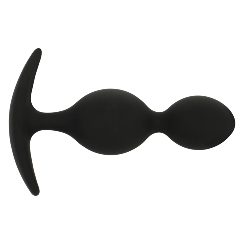 BLACK&SILVER - ORSON PLUG SILICONE 2 ANAL WAVES 9 CM - My naughty haven #