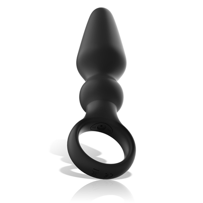 BLACK&SILVER - OZZY POWERFUL SILICONE ANAL PLUG - My naughty haven #