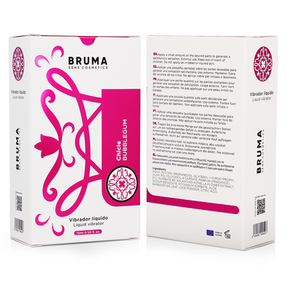 BRUMA - LIQUID VIBRATOR ULTRA SLIDING BUBBLEGUM 15 ML - My naughty haven #