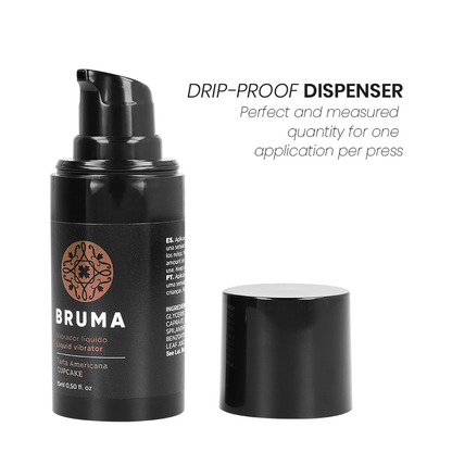 BRUMA - LIQUID VIBRATOR ULTRA SLIDING CUPCAKE 15 ML - My naughty haven #