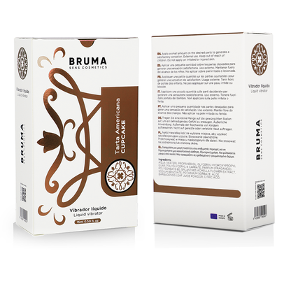 BRUMA - LIQUID VIBRATOR ULTRA SLIDING CUPCAKE 15 ML - My naughty haven #