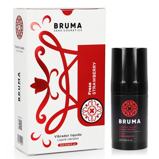 BRUMA - LIQUID VIBRATOR ULTRA SLIDING STRAWBERRY 15 ML - My naughty haven #