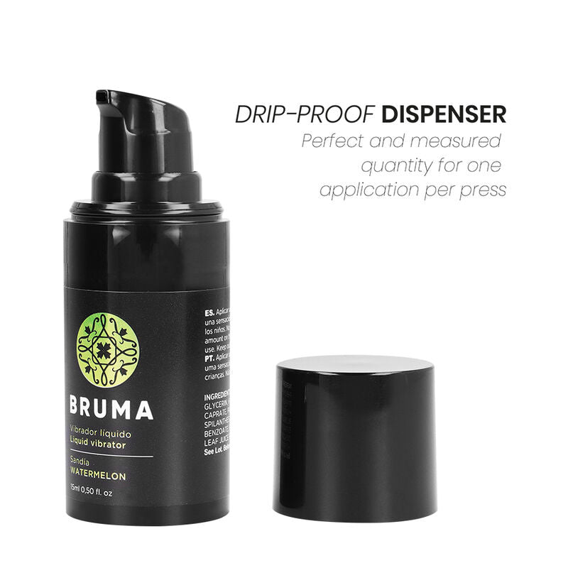 BRUMA - LIQUID VIBRATOR ULTRA SLIDING WATERMELON 15 ML - My naughty haven #