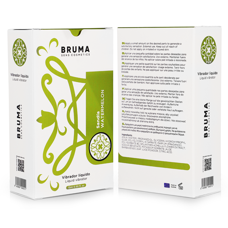 BRUMA - LIQUID VIBRATOR ULTRA SLIDING WATERMELON 15 ML - My naughty haven #