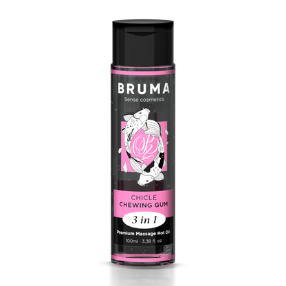 BRUMA - PREMIUM MASSAGE HOT OIL CHEWING GUM 3 IN 1 - 100 ML - My naughty haven #