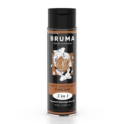 BRUMA - PREMIUM MASSAGE HOT OIL CUPCAKE 3 IN 1 - 100 ML - My naughty haven #