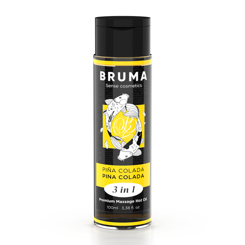 BRUMA - PREMIUM MASSAGE HOT OIL PINA COLADA 3 IN 1 - 100 ML - My naughty haven #