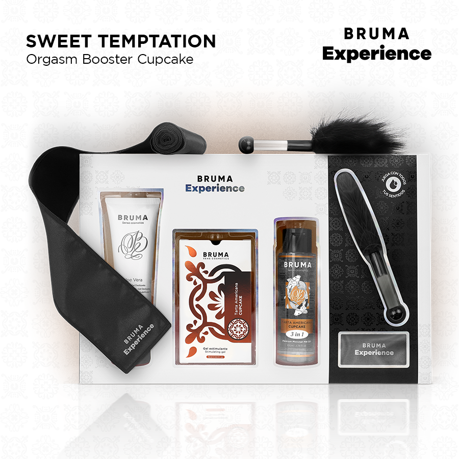 BRUMA XPERIENCE - SWEET AMERICAN TART TEMPTATION KIT WITH ORGASM ENHANCER - My naughty haven #