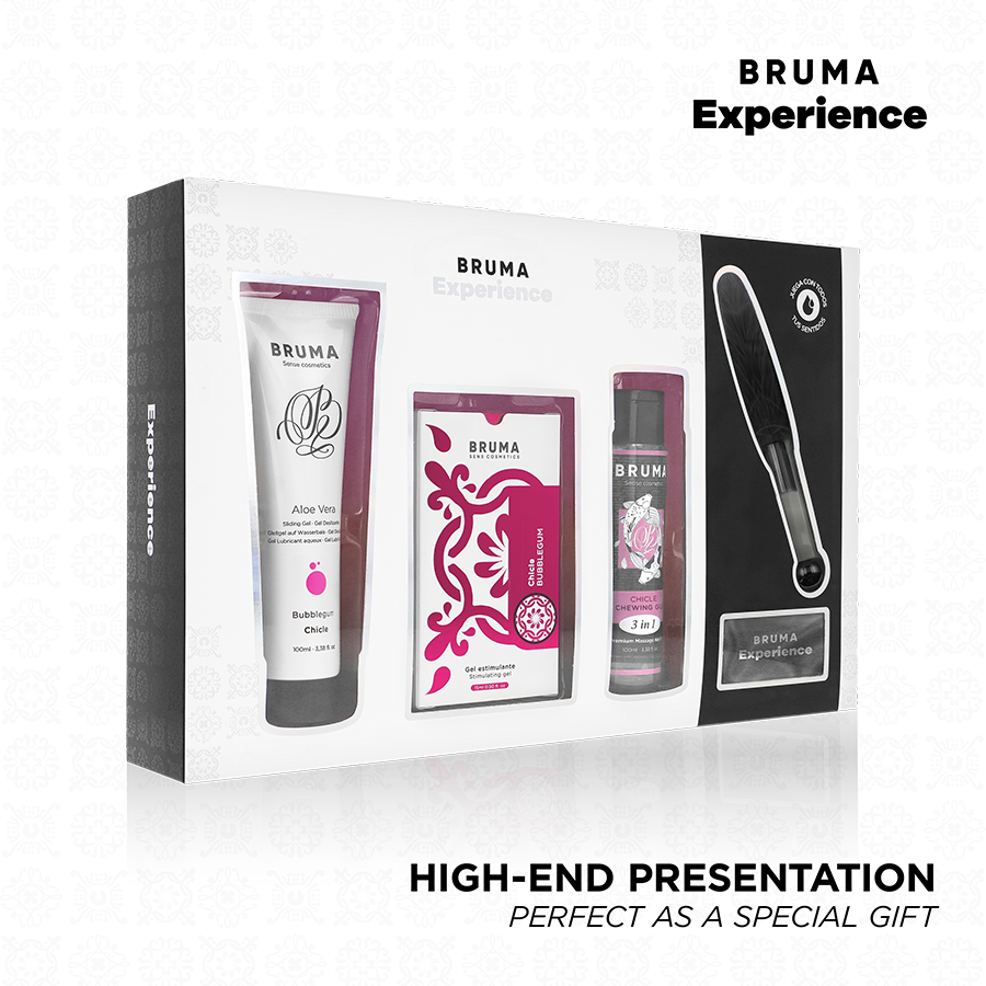 BRUMA XPERIENCE - SWEET GUM TEMPTATION KIT WITH ORGASM ENHANCER - My naughty haven #