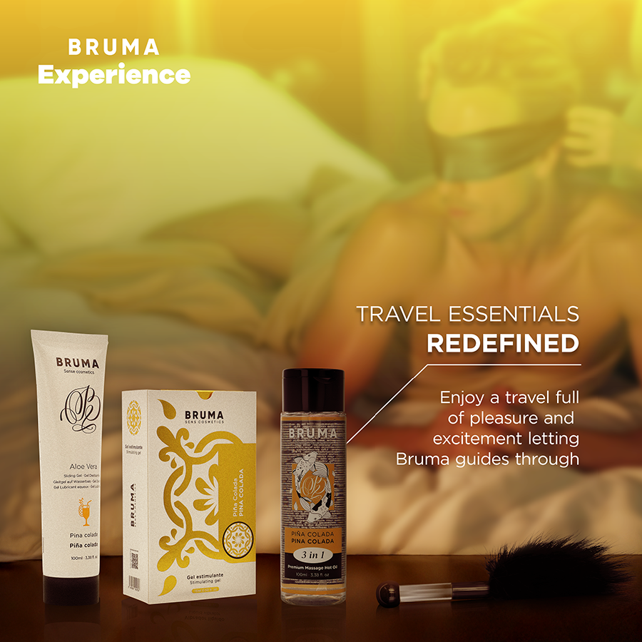 BRUMA XPERIENCE - SWEET PINA COLADA TEMPTATION PACK WITH ORGASM ENHANCER - My naughty haven #